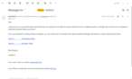 screenshot of the spam email